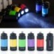 Lila 1PC újratölthető USB LED-es zseblámpa zseblámpa könnyű lámpa zseb kulcstartó gyűrű