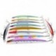 * 7 1x 3-horgos horgászbéka Crankbaits horog Minnow csali fogantyú Crank Fishing 18cm