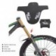 Sárga 2Pcs kerékpár legkönnyebb MTB sárvédők gumiabroncs gumiabroncs kerékpáros sárvédőknek