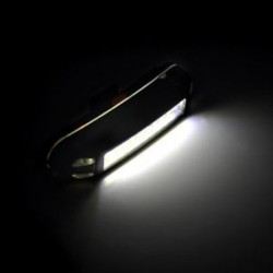 Fehér fény USB újratölthető kerékpár LED-es hátsó lámpa kerékpárbiztonsági kerékpáros figyelmeztetés hátsó