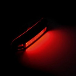 Vörös fény USB újratölthető kerékpár LED-es hátsó lámpa kerékpárbiztonsági kerékpáros figyelmeztetés hátsó