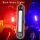 Piros   kék fény USB újratölthető kerékpár LED-es hátsó lámpa kerékpárbiztonsági kerékpáros figyelmeztetés