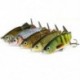 3 * 1PCS Minnow horgászbéka Crank Bait Hooks Bass Crankbaits Fogás a süllyedő popperhez