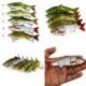 5 * 1PCS Minnow horgászbéka Crank Bait Hooks Bass Crankbaits Fogás a süllyedő popperhez