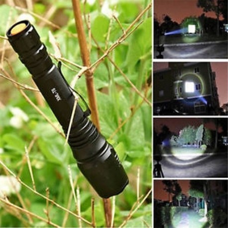 1db 20000 lumen 5 mód XM-L T6 LED 18650 Erős fáklya Rendőrség zseblámpa lámpa