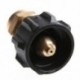 1LB gáz propán QCC1 szabályozószelep propán újratöltő adapter acél propánhoz