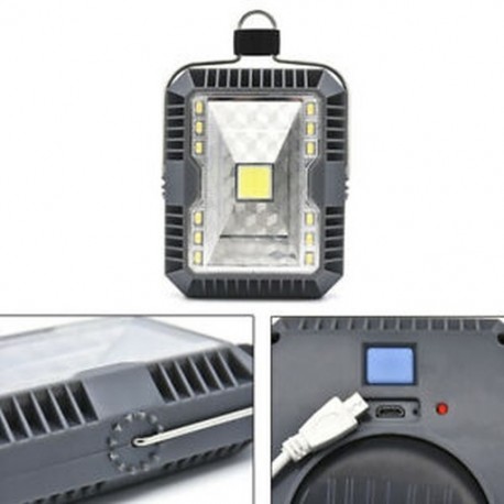 5W napelemes LED-es kempinglámpák, USB-tölthető vízálló