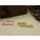Boldog karácsonyt vágó Dies DIY Scrapbooking dombornyomó papír kártyák Album kézműves