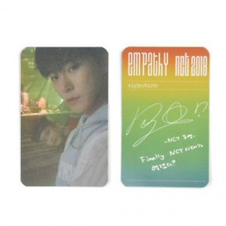 86 x 54mm-es Doyoung fotó autogrammal - LOMO kártya - KPOP - NCT - 1