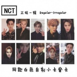 86 x 54mm-es 10db fotó autogrammal - LOMO kártya - KPOP - NCT - B verzió