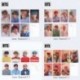 10cm x 14cm TWICE papír füzér - KPOP - 20