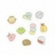 Rózsaszín 80Pcs Japán Sumikko Gurashi matrica táska Zacskó pelyhek Anlimal DIY Scrapbooking
