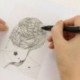 0.3mm Fineliner rajz toll képregény Anime tartós Art Marker toll vízálló