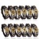 * 3 Kos 12 Csillagképek Horoszkóp Unisex Pár Bőr Bangle karkötő