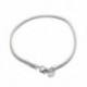 Unisex 925 ezüst 3mm karkötő kígyó egyszerű lánc férfiak női divat ékszerek