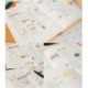 B-2 45Pcs / Set DIY Naptár Scrapbook Album napló Könyv Decor papír tervező matrica kézműves JP