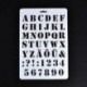 3 * Festés Scrapbooking papírkártyák Craft Letter ábécé száma Layering Stencils