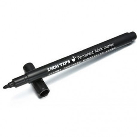 Fekete 8Colors Permanent Fabric Paint Marker póló toll ruházat cipőkhez DIY Graffiti