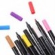 Fekete 8Colors Permanent Fabric Paint Marker póló toll ruházat cipőkhez DIY Graffiti