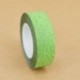 15mm x 10m-es Lila csillámos Washi dekor szalag - dekoratív öntapadós szalag