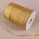 Fekete 20 yard (4mm) 1 / 8`` Fémes csillogó szalagok Karácsonyi csomagoló ajándék szalag