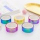 15mm x 5m-es Fényes Kék-Zöld Washi dekor szalag - dekoratív öntapadós szalag