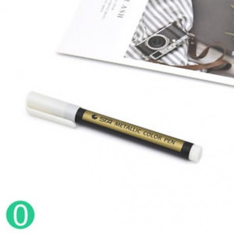 * 0 10 szín metál festékjelző tollak DIY metál fényes csillogás kalligráfia művészet