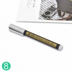 * 8 10 szín metál festékjelző tollak DIY metál fényes csillogás kalligráfia művészet