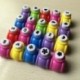 * 18 Szélmalom Gyerekek DIY Scrapbooking kártya papír vágó kézi ütés kör lyuk Confetti kézműves