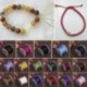 Sötétbarna Nylon Cord Thread 0.8mm kínai csomó Macrame Rattail karkötő fonott string 45M