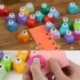 * 8 Szív Aranyos Scrapbook lyukasztó kör lyuk vágó nyomtatás DIY papír lyuk lyukasztó alakú