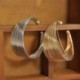 Ezüst Charm női többrétegű állítható széles stílusú mandzsetta karkötő Bangle ajándék ékszerek