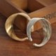 Ezüst Charm női többrétegű állítható széles stílusú mandzsetta karkötő Bangle ajándék ékszerek