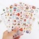 6 lap Kawaii nyúl lány színes matricák napló scrapbook decal fotó kézműves