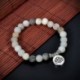 Amazonit Lotus Unisex matt Amazonite kő OM Lotus Buddha jóga karkötő Chakra Mala gyöngyök