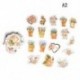 A5 45PCS DIY Scrapbooking Virág matricák Dekorációs papíráru ellátási napló