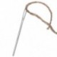 9Pcs / Set Rozsdamentes acél kötés fonal Blunt Needles 3 Méret Varróeszközök