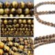 4mm Tigris szem kerek gyöngyök természetes drágakő 15.5 &quot Strand 4mm 6mm 8mm 10mm 12mm