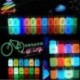 Lila 10g fény a sötét fényes por fluoreszcens fényes pigment graffiti DIY