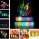 Lila 10g fény a sötét fényes por fluoreszcens fényes pigment graffiti DIY