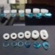 Sarokelem - Díszítő elem 7 mintával - Szilikon öntőforma ékszerek - medálok készítéséhez