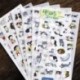 Rengeteg 6 lapot aranyos macskaalbum napló naptár matrica címke Scrapbooking kézműves DIY