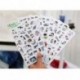 Rengeteg 6 lapot aranyos macskaalbum napló naptár matrica címke Scrapbooking kézműves DIY