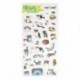 Rengeteg 6 lapot aranyos macskaalbum napló naptár matrica címke Scrapbooking kézműves DIY