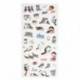 Rengeteg 6 lapot aranyos macskaalbum napló naptár matrica címke Scrapbooking kézműves DIY