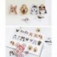 45db DIY aranyos kutya papír címke matrica dekoráció fotó ablum napló Scrapbooking