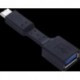 Zöld USB-C 3.1 C típusú férfi-USB 3.0 adapterkábel OTG Data Sync töltő töltése