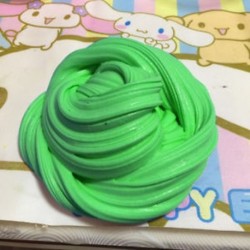 Zöld Színes Fluffy Floam Slime illatos stresszoldó gyerekek iszapjátékok Borax Hot