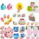 1PCS Nyúl Squishy Squeeze reális lassú emelkedő varázsa gyűjtemény stressz megkönnyebbülés játék