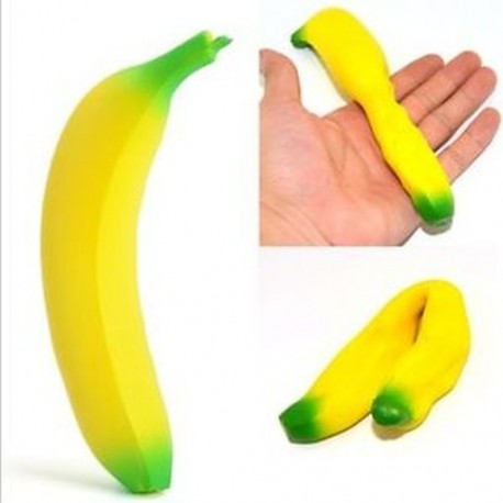 1PCS banán Squishy Squeeze reális lassú emelkedő varázsa gyűjtemény stressz megkönnyebbülés játék